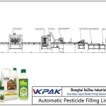 Automatic Pesticide Filling Line Automatisk pesticidfyldningslinie