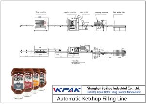 Automatisk fyldelinje for ketchup