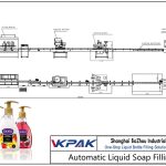 Automatic Liquid Soap Filling Line Automatisk fyldelinie med flydende sæbe